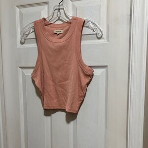 Madewell Tank Top in Soft Peach Final Price